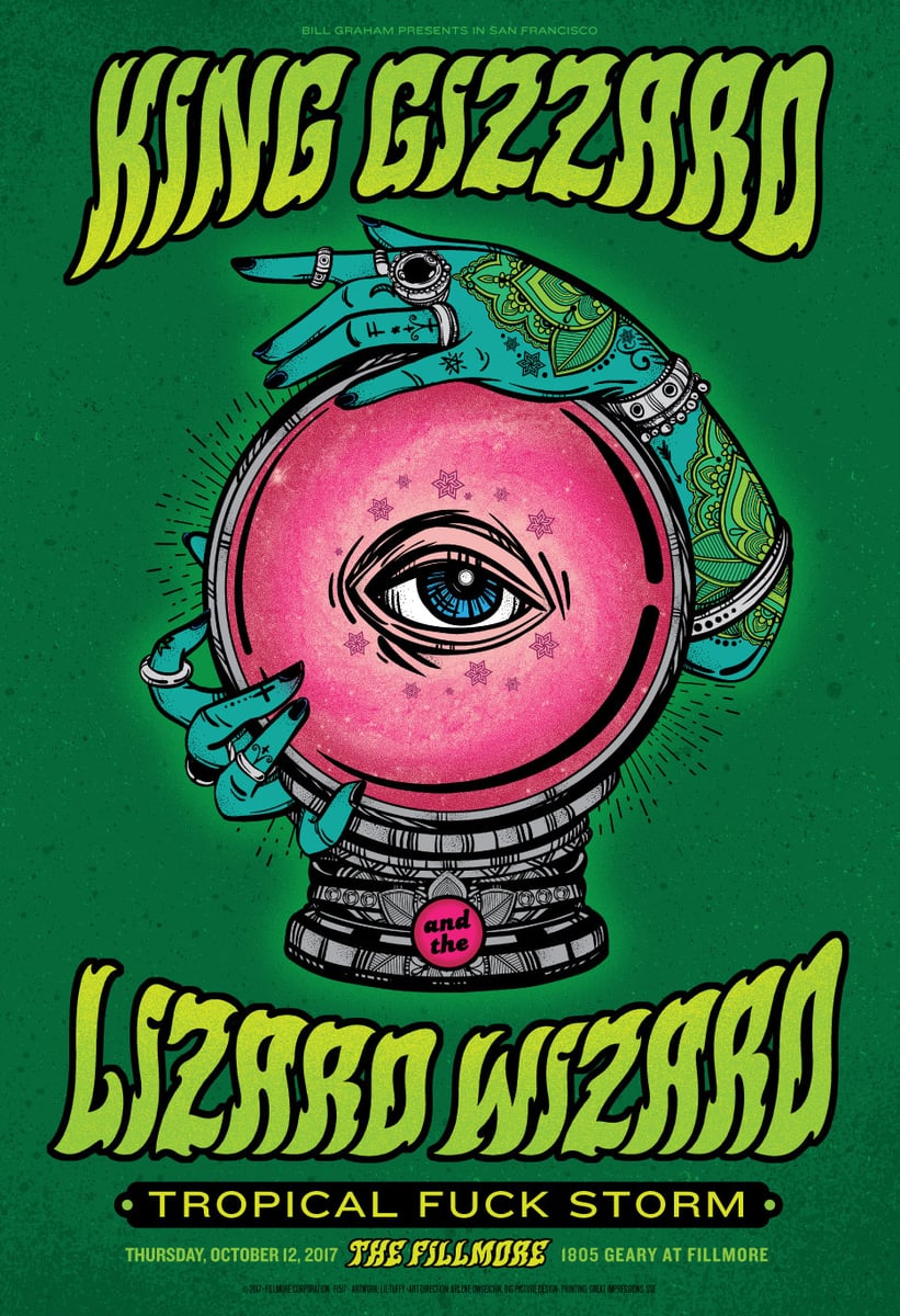 King Gizzard and the Lizard Wizard San Francisco 2017 Lil Tuffy
