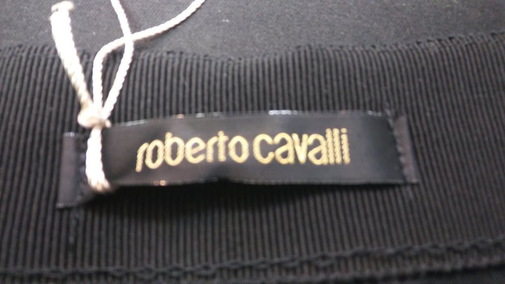 Image of Roberto Cavali "Black Skirt With Side Pockets"