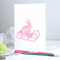 *Rabbit* Greeting card A5