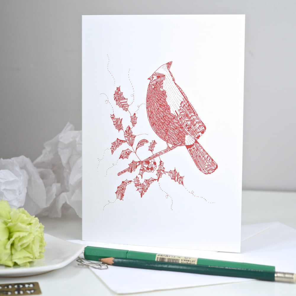 Image of *Winter Bird* Greeting card A5