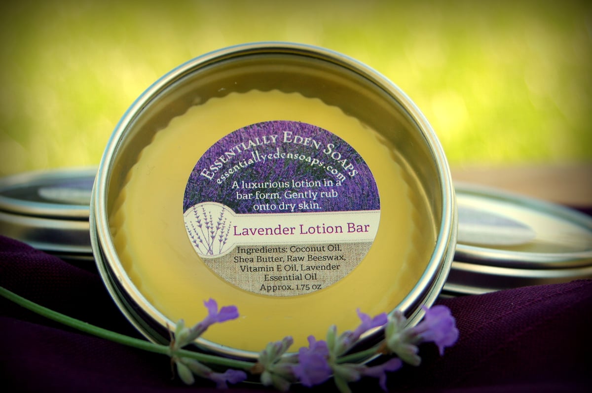 Lavender All Natural Lotion Bar — Water Sweets Soap Company