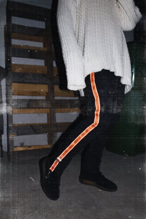 Image of 3M NIGHTCRAWLER SLIM PANTS - LAVA/BLACK