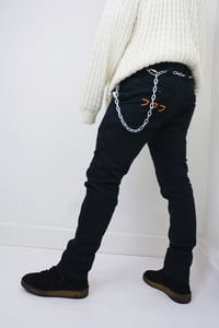 Image 3 of 3M NIGHTCRAWLER SLIM PANTS - LAVA/BLACK