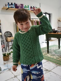 Image 3 of Sports Aran Sweater - Kids
