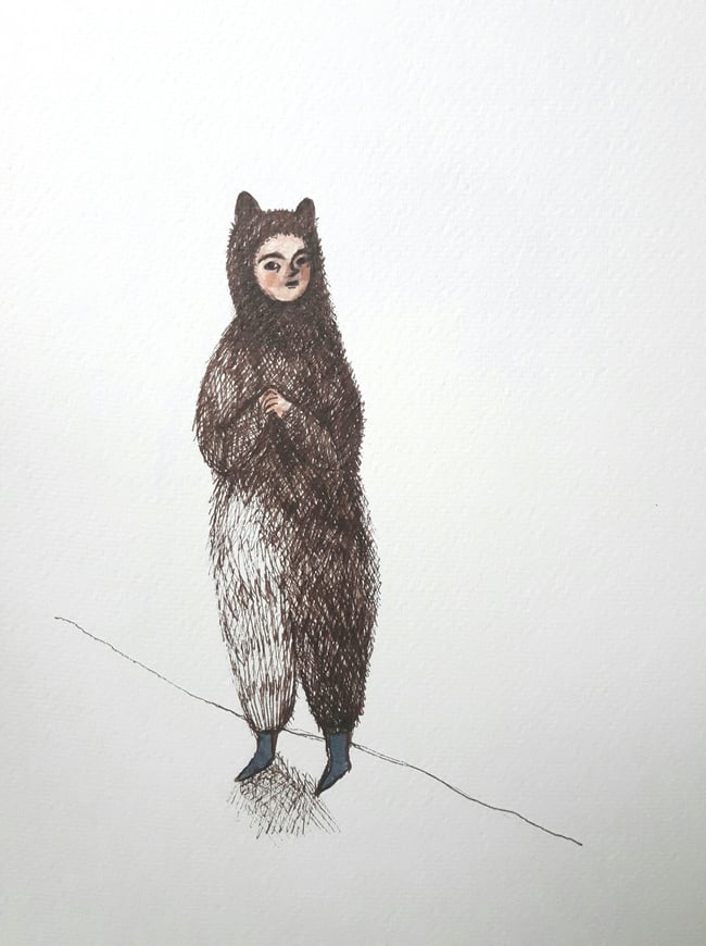 Bear - Giclee print 