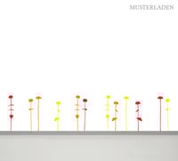 Image 1 of Wandaufkleber Blumenbeet, 12 Blumen in drei Farben