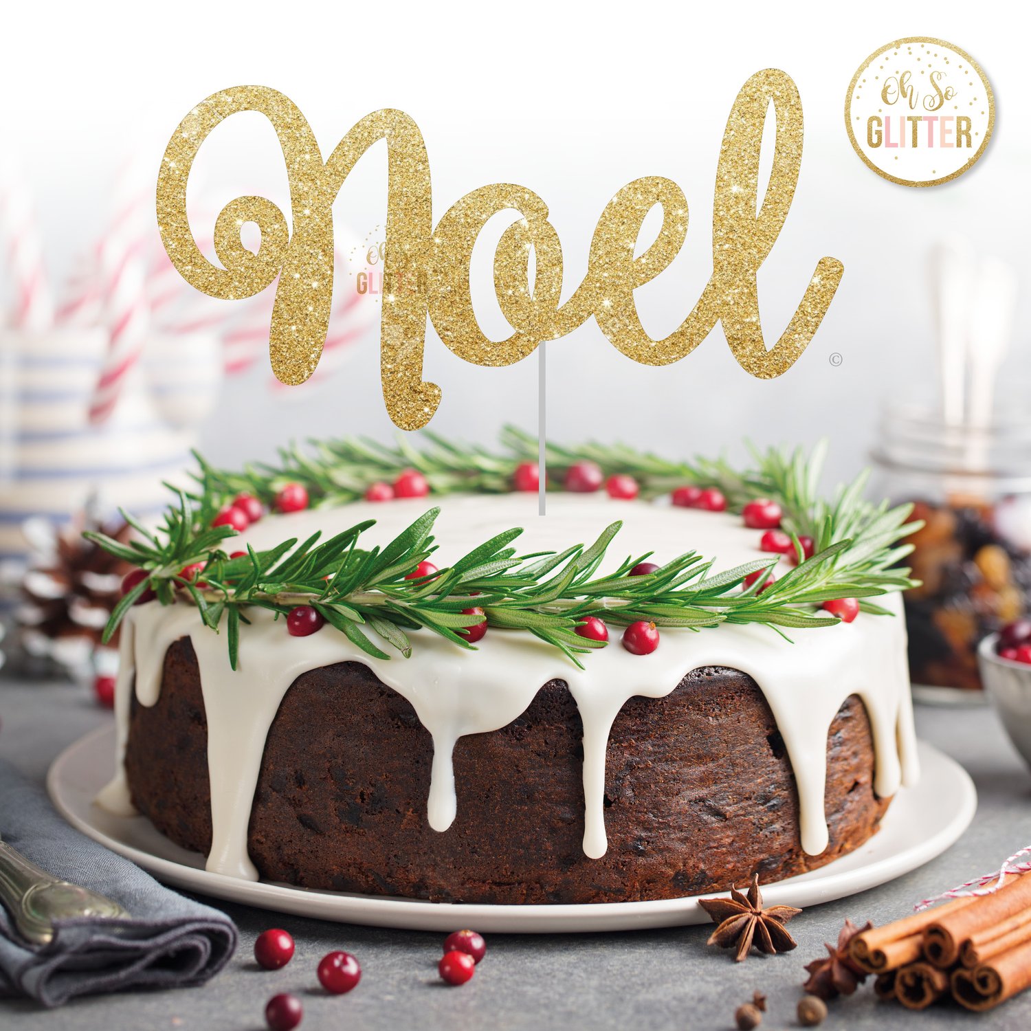 Image of Noel cake topper