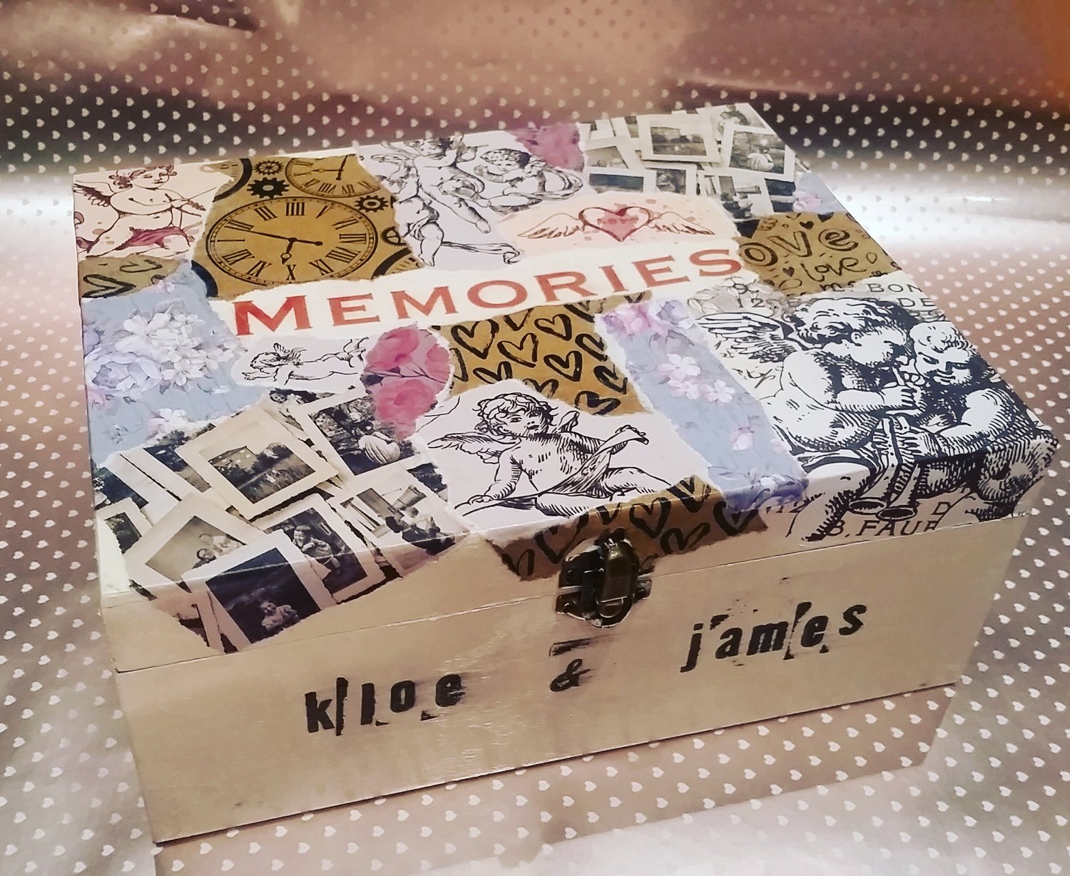 Image of Personalised Memory Keepsake Box - Bespoke