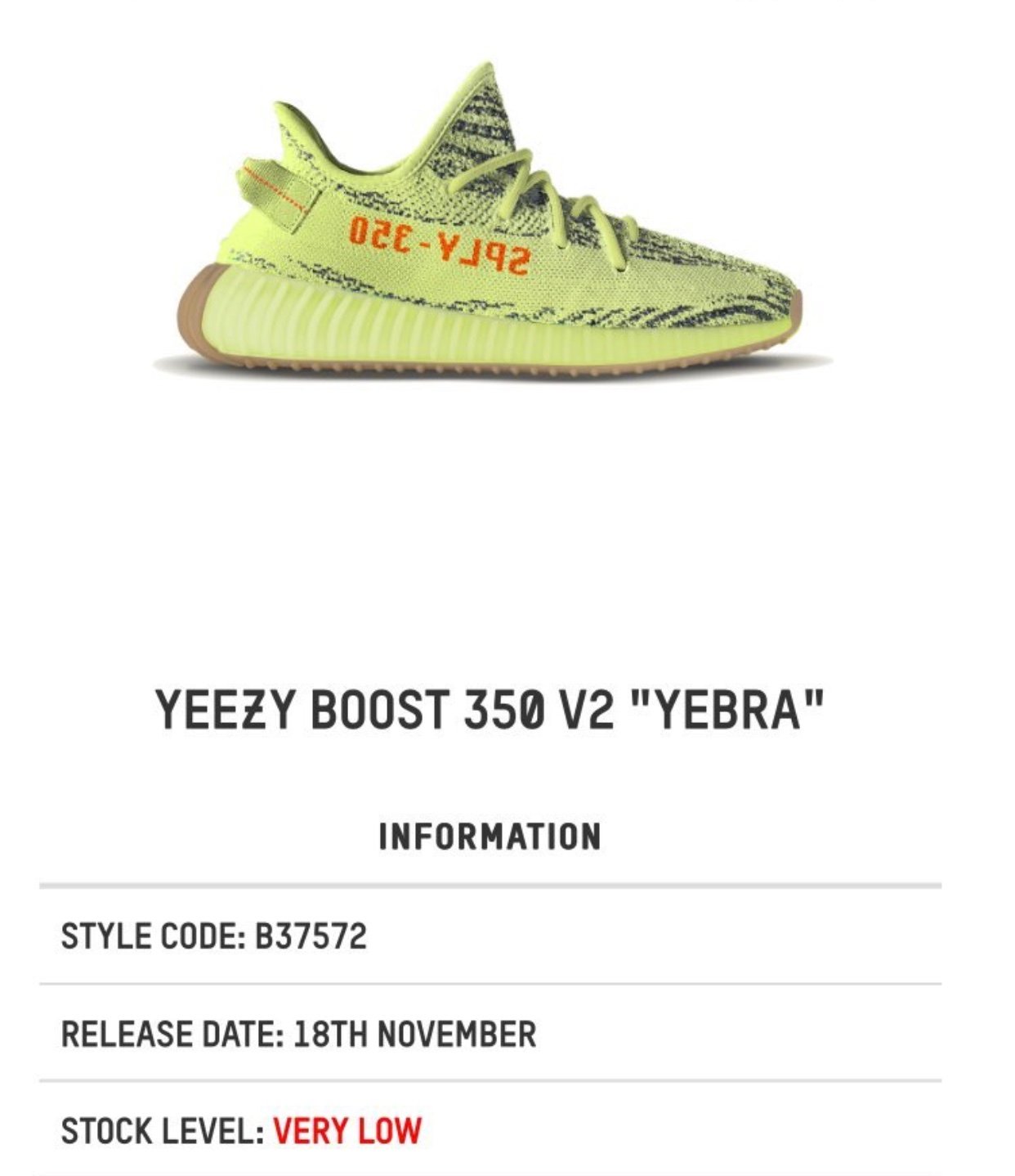 yebra release date