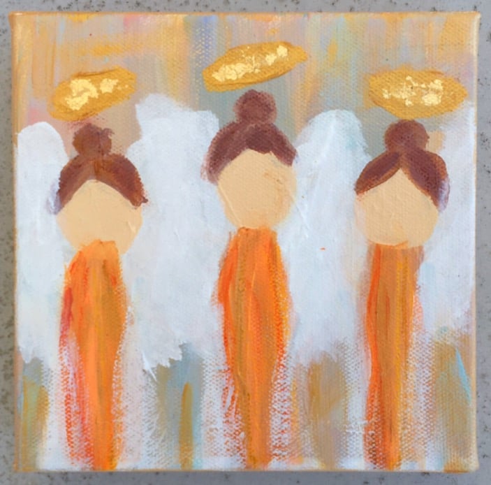 Image of Mini Angel Trio- Orange