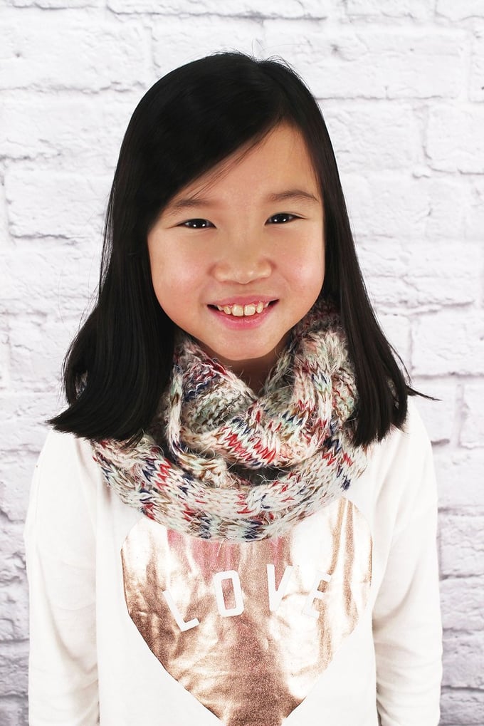 Image of Day Dream Girls Infinity Scarf (Beige)