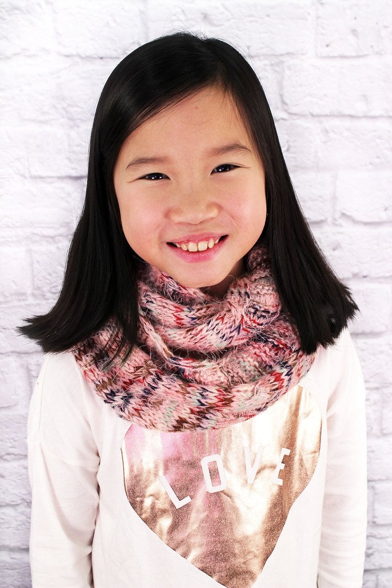 Image of Day Dream Girls Infinity Scarf (Pink)