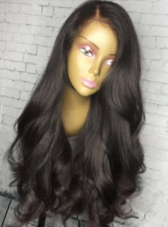 Image of 100 percent unprocessed Lace Front Wigs