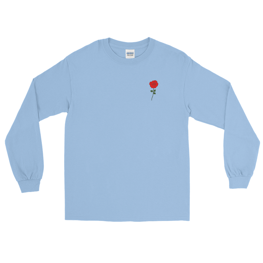 Image of Conquer Rose Long Sleeve (Light Blue)