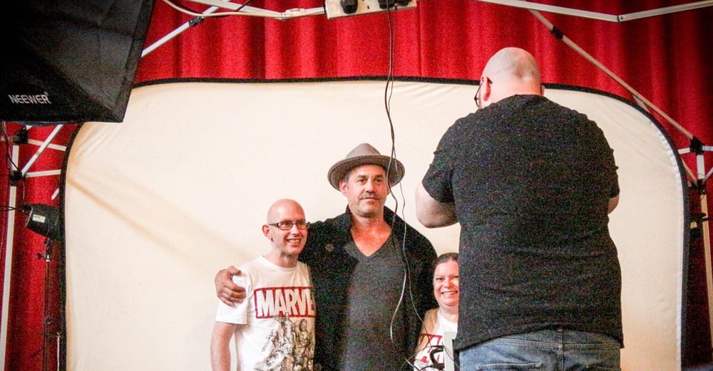 Image of Photo Opportunity with a guest at Stoke CON Trent #8
