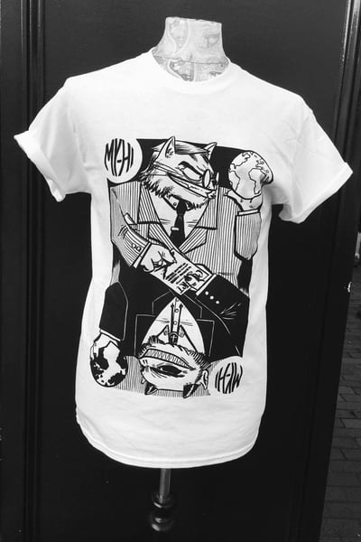 Image of Limited Edition White Cats Play Tee