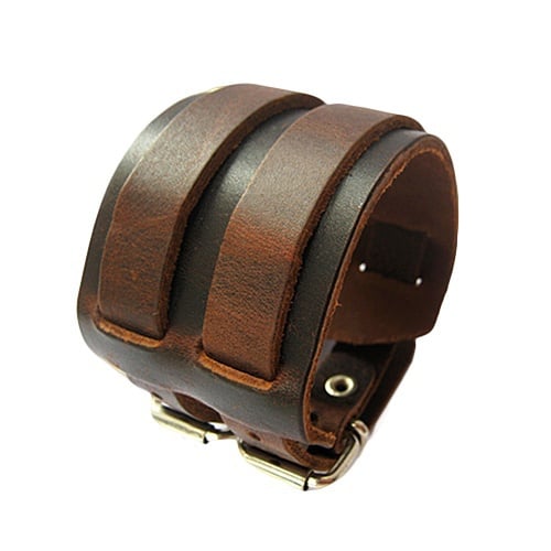 Image of Leather Look Wristband