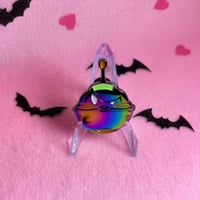 Image 5 of Scuzzy Character Pin - 1.75 Inch Tall - Rainbow plated metal