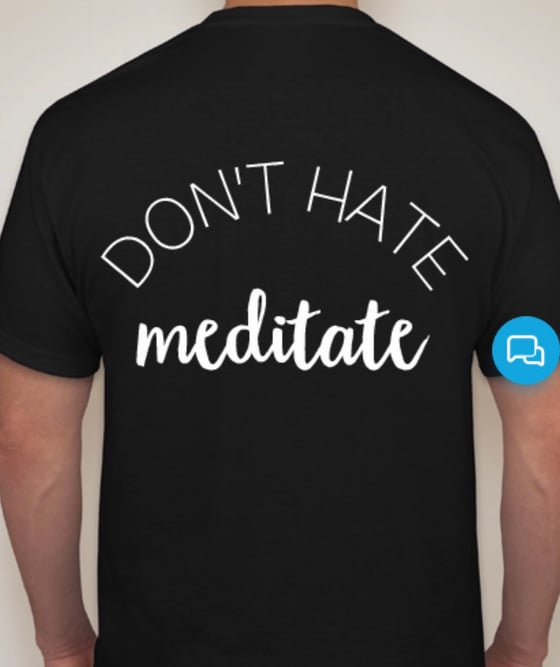 Image of “DON’T HATE” t-shirt BLACK