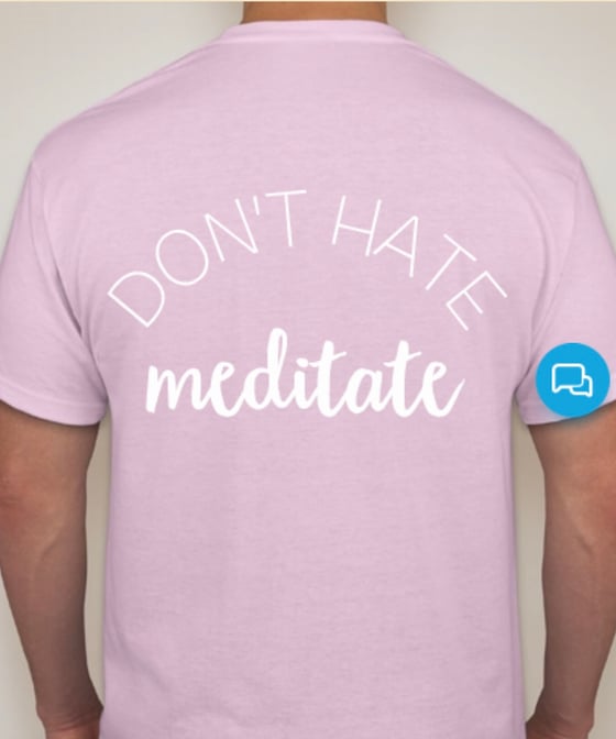 Image of “DON’T HATE” t-shirt PINK