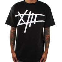 XIII T-SHIRT (BLACK / WHITE)