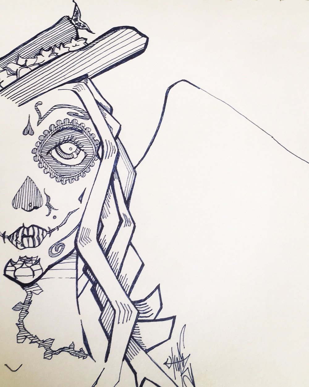 Dia De Los Muertos drawing