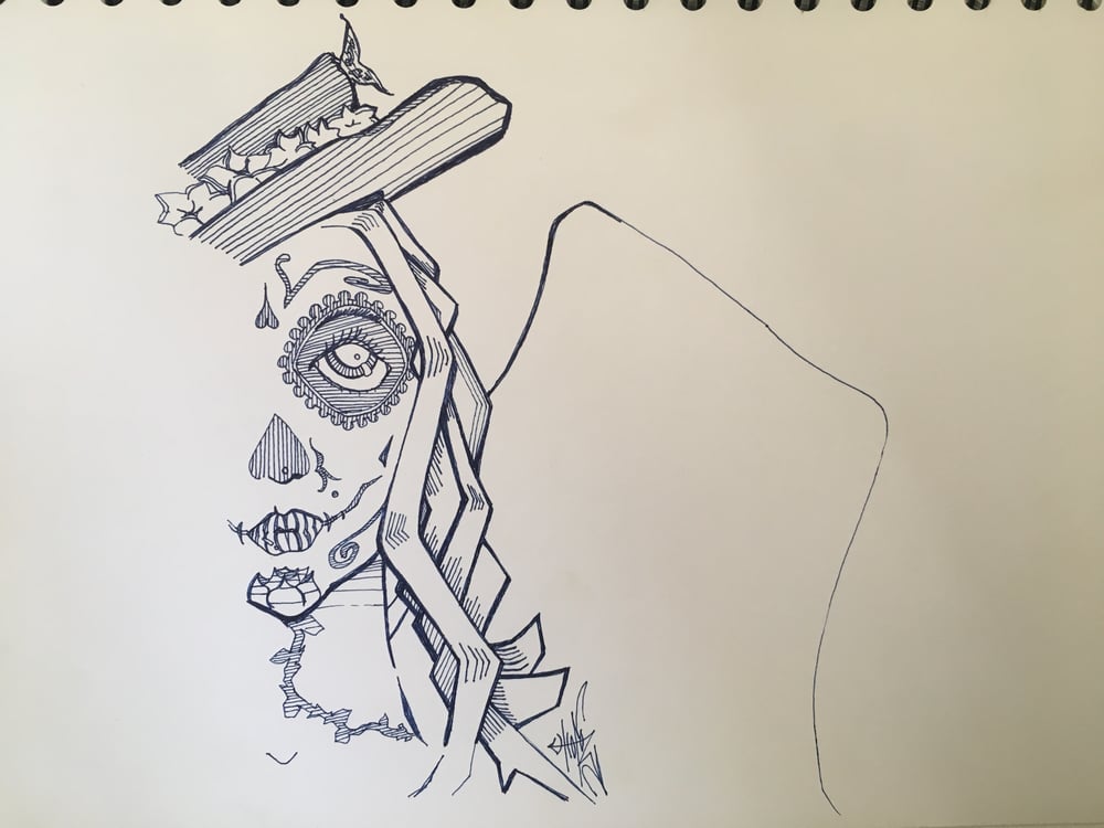 Dia De Los Muertos drawing