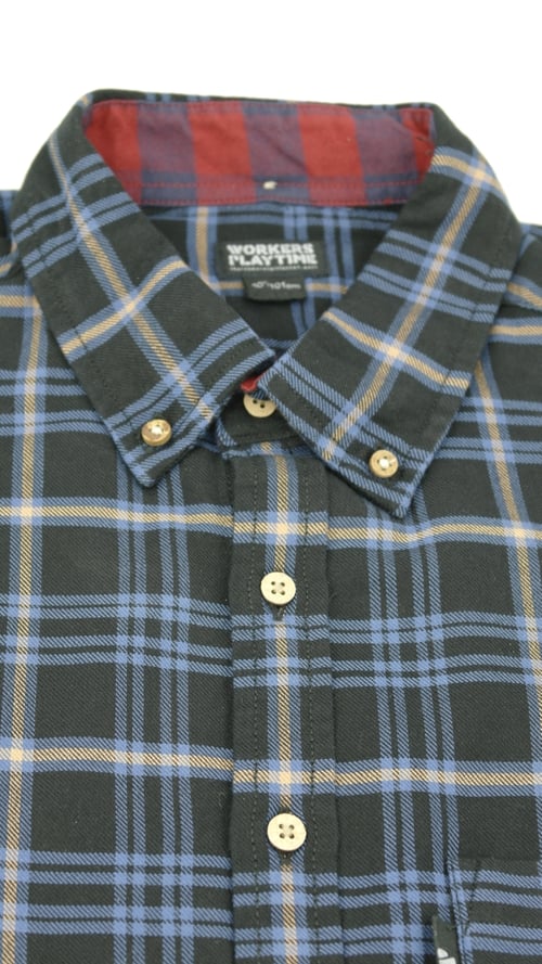 Image of Hobsbawm fitted shirt - Slade blue check