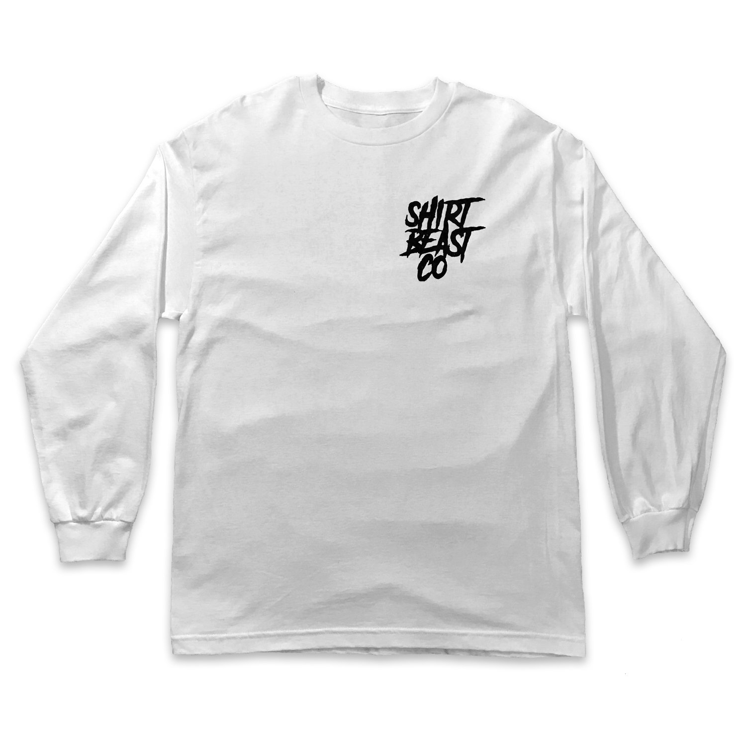 Image of White Long Sleeve Logo Tee