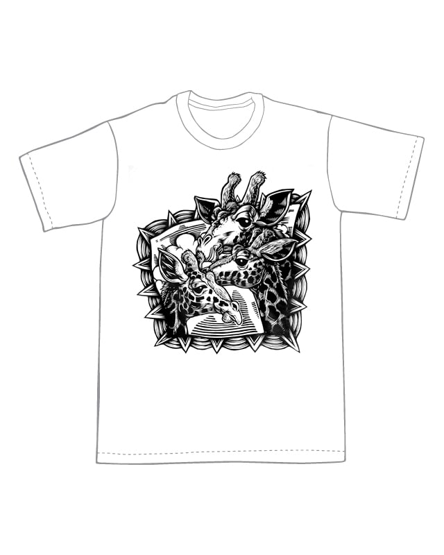 Giraffe Trio T-shirt (B3) *FREE SHIPPING**