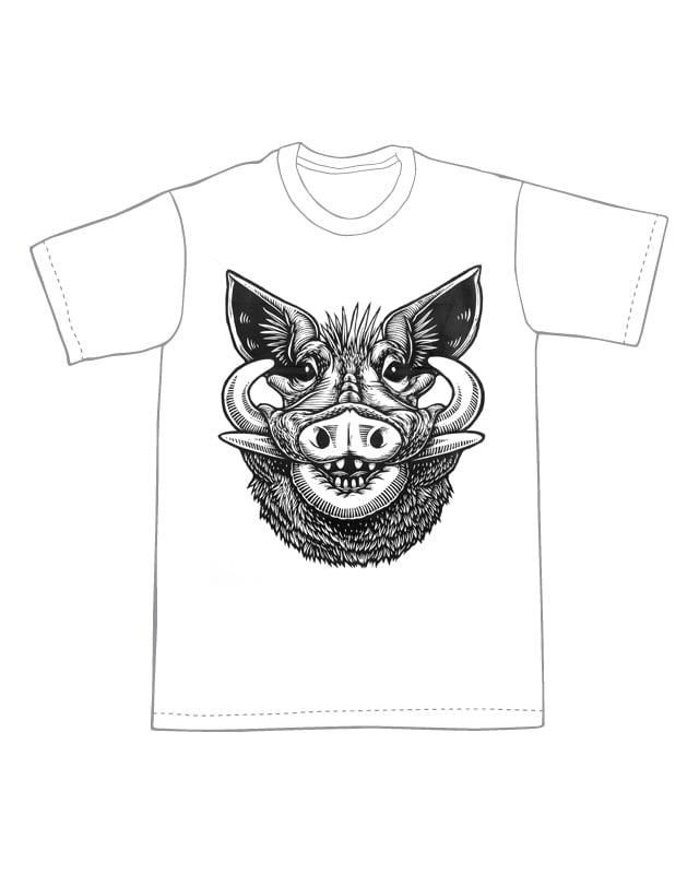 Warthog T-shirt (B3) **FREE SHIPPING