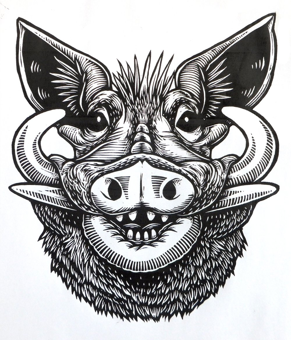 Warthog T-shirt (B3) **FREE SHIPPING