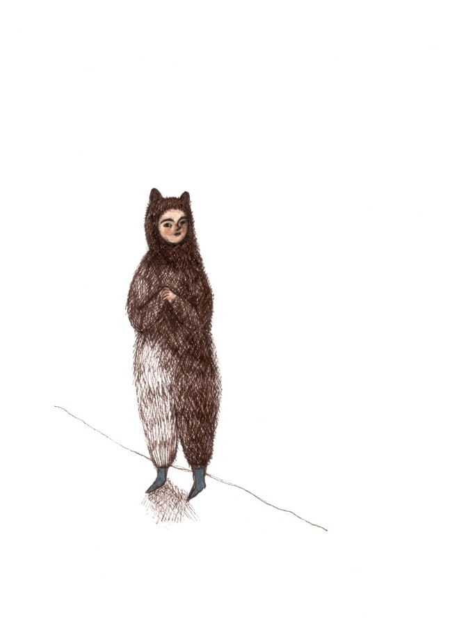 Bear - Giclee print 