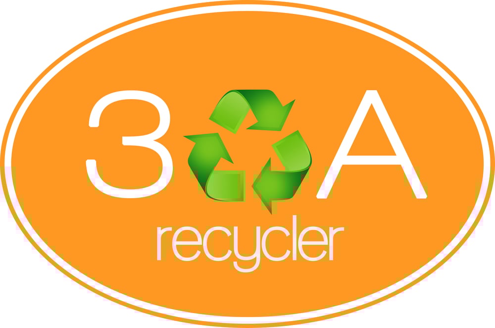 Image of Classic 30A Recycler Bumper Sticker