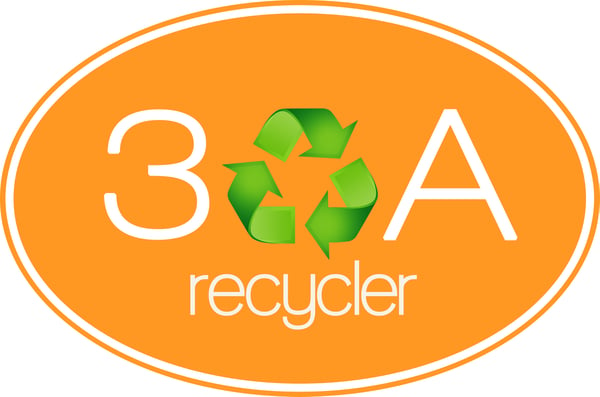 Image of Classic 30A Recycler Bumper Sticker