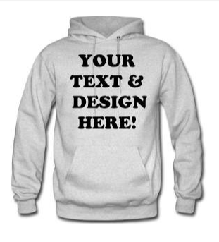 Image of Custom Hoodie(FRONT ONLY)