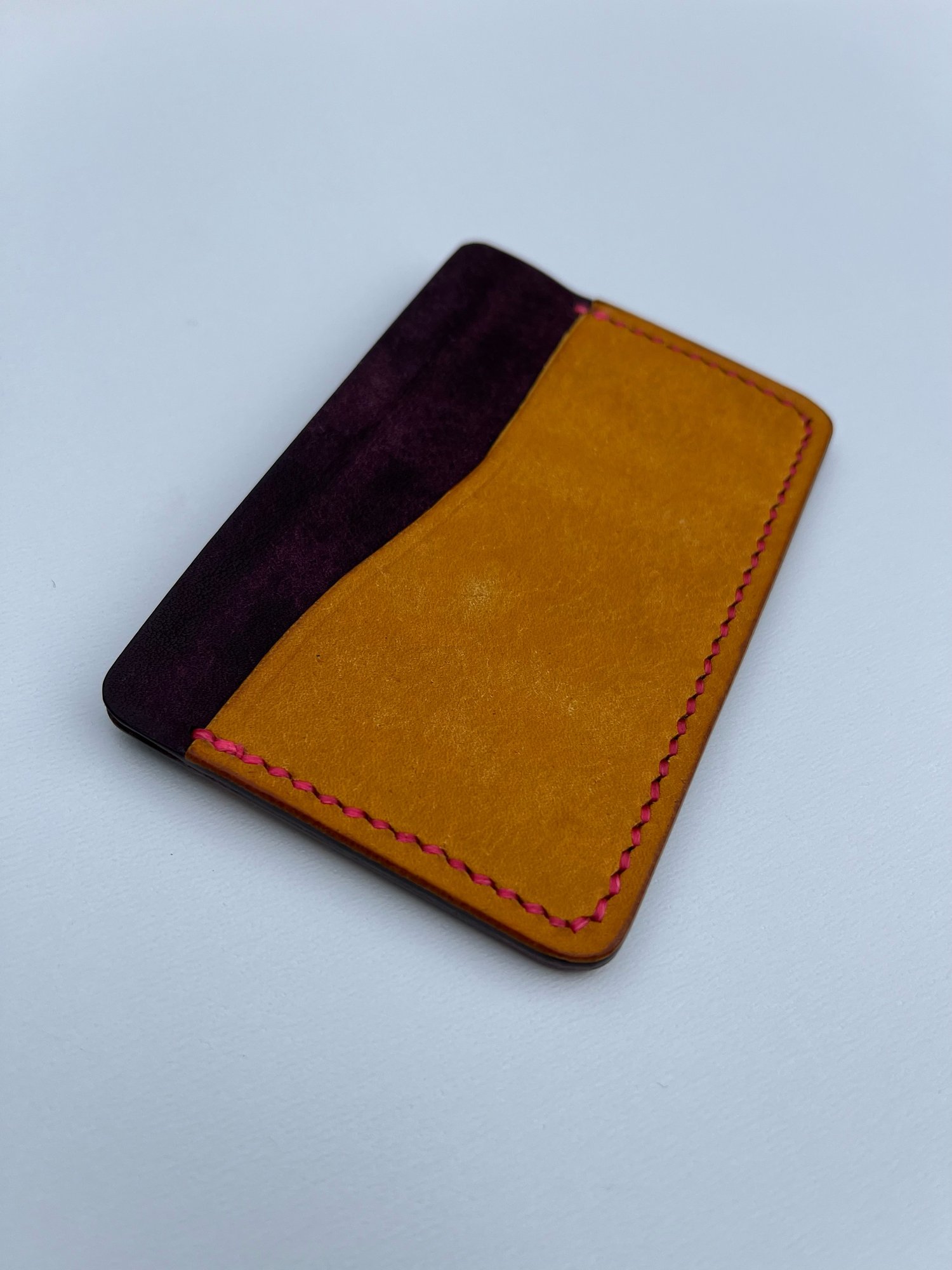 Image of Violet/Yellow Pueblo Horizontal Cardholder 