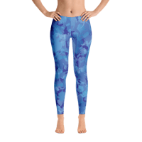 Image 1 of Alaska Pattern Leggings - Sky