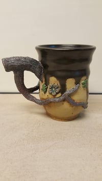 Image 2 of Tree Branch with Blue Flowers