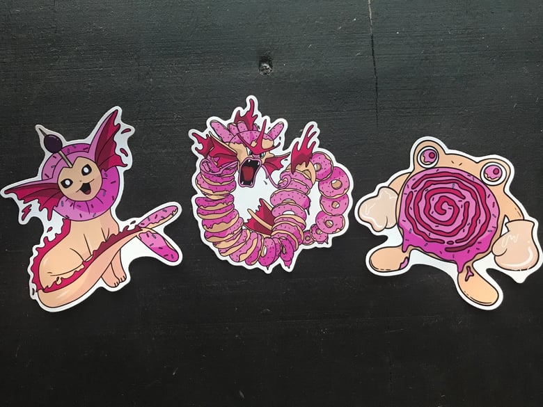 Image of Poke-Donuts Sticker Pack