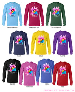 Image of Watercolor Ladies Long Sleeve 2XL-3XL