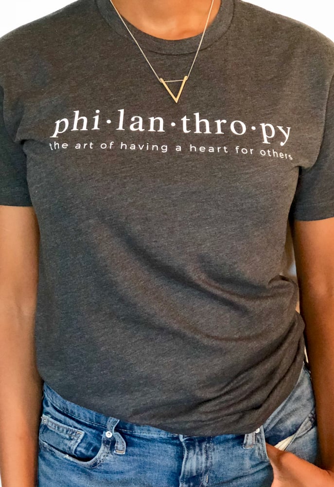 Image of Redefine Philanthropy Tee - Charcoal Crew