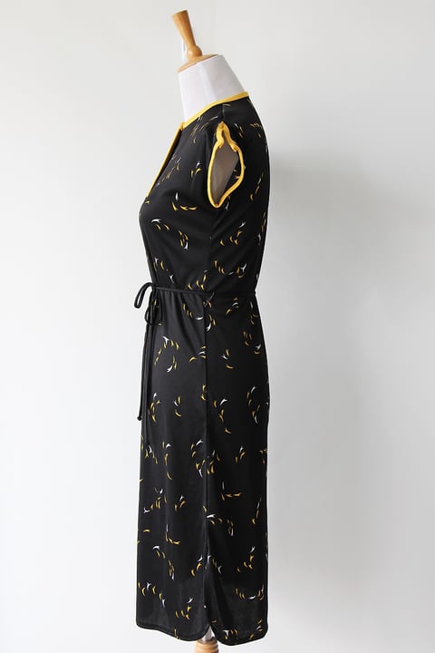 Image of SOLD Black And Yellow Nation Dress