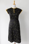 Image of SOLD Black And Yellow Nation Dress