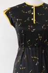 Image of SOLD Black And Yellow Nation Dress