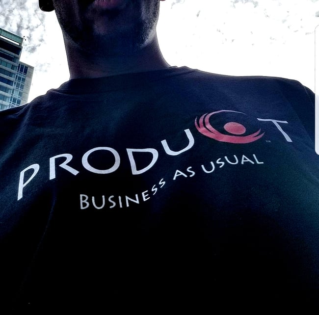 Product T Black w/ Orange