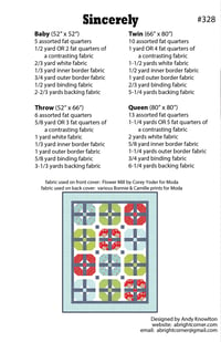 Image 2 of Sincerely Quilt Pattern - PDF version