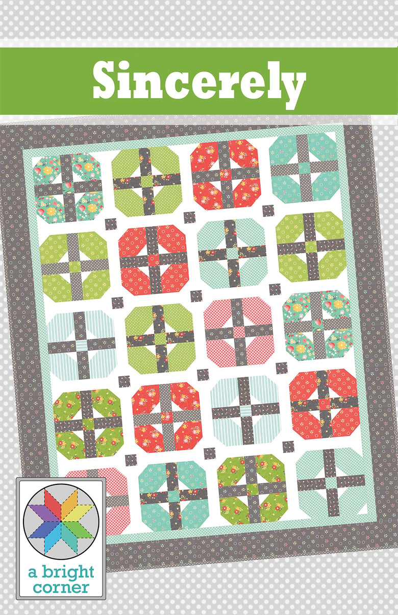 Image of Sincerely Quilt Pattern - PAPER pattern
