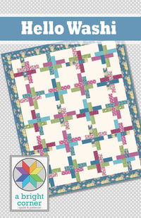 Image 1 of Hello Washi Quilt Pattern - PAPER pattern