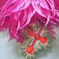 Image 1 of Golden Lotus  Cross